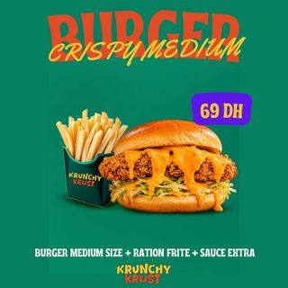 Burger Crispy Medium