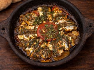 Tajine tagra aux anchoix