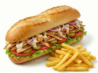 Sandwich Shawarma & Frites