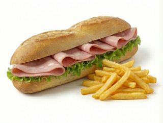 Sandwich Mortadella Chef + Frites