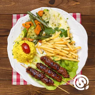 Brochette de viande hachée