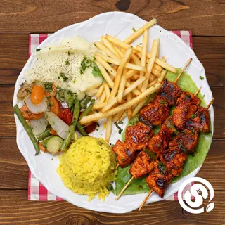Brochette poulet paprika
