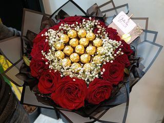 Fleurs Rouges & Chocolat