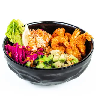 Poke bowl shrimpy
