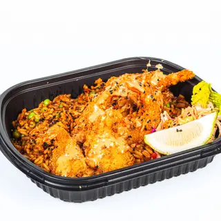 Fried rice chicken