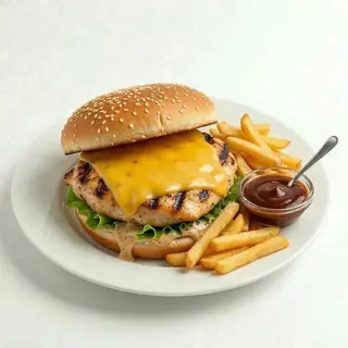 Cheese Chicken Burger