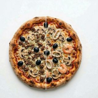 Pizza Moitié - Moitié