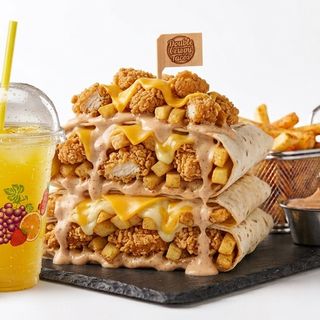 Tacos crispy double xxl frite citronade