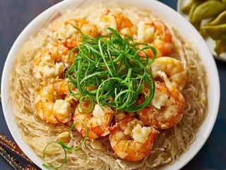 Vermicelles chinois aux crevettes