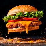 Chicken Bombay Burger