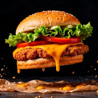 Chicken Bombay Burger