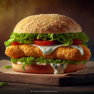 Chicken burger PiriPiri