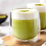 Frothy Matcha Latte - with hot milk (pure energy)