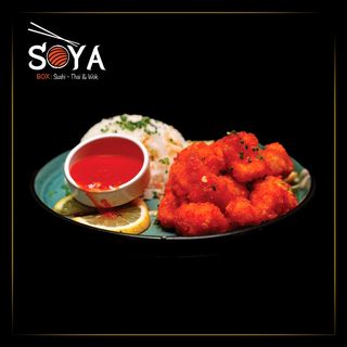 Saumon pané (saumon aigres-doux)