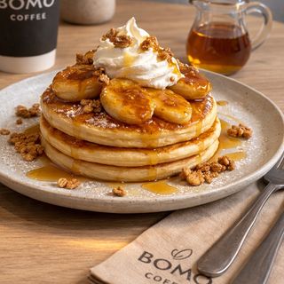Banana Pancakes Caramélisée