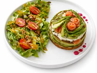 Green Salmon Pancakes