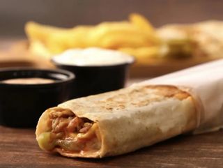 chawerma double avec frite