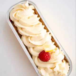 Milk cake citron framboise