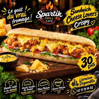 Sandwich cheese lovers crispy