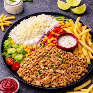 Shawarma Chicken Plate Complete
