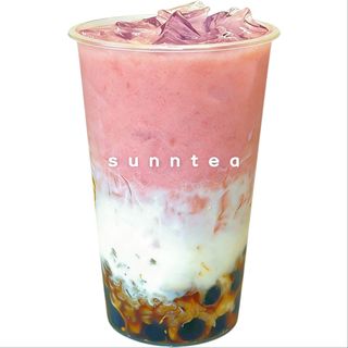 Strawberry Cheese Boba Milk