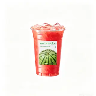 Watermelon strawberry ice tea 西瓜冰茶