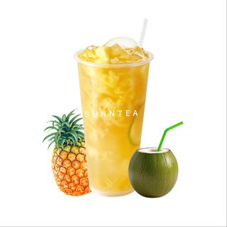 Pineapple coconut water 菠萝话梅椰