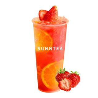Strawberry Orange Jasmine tea 草莓冰茶