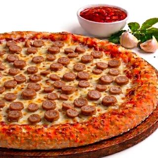 Pizza saucisse taille M