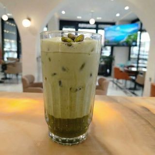 Ice Pistachio latte