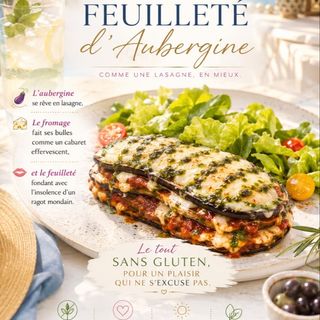 Feuilleté D'aubergine Gratiné