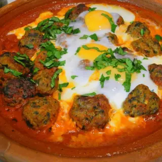 Tajine kefta b lbayd