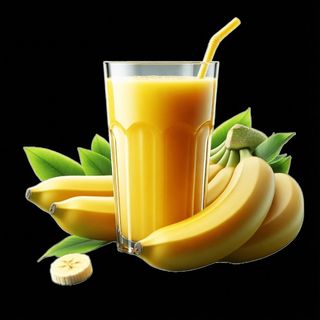 عصير البرتقال بالموز