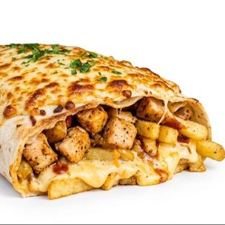 Tacos gratiné poulet