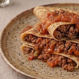Crêpe bolognaise