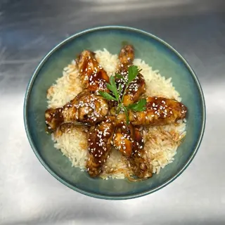 Glazed Wings Riz Basmati