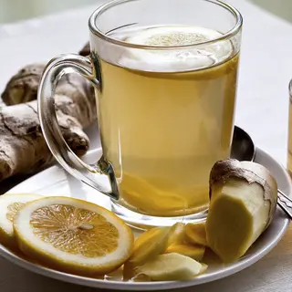 Thé Au Gingembre Frais Et Citron