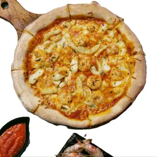 Pizza fruits de mer