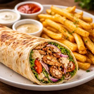 Chawarma mixte complet
