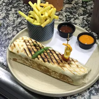 Chawarma poulet complet
