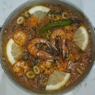 Mquila Crevettes avec Jus