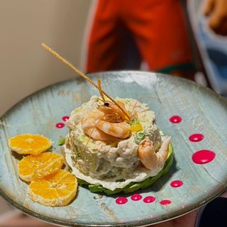 Salade Avocat-crevettes