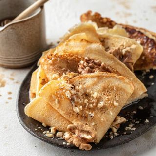 Crepe miel et noix