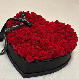 Box des rose rouge