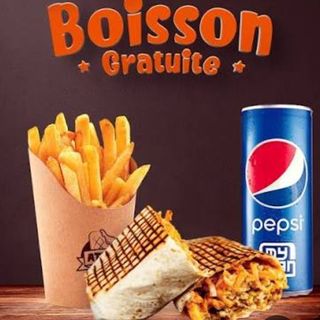 Tacos Hot Dog+ soda+frit