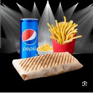 Tacos Poulet Pane+frit+soda