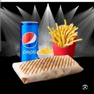 Tacos Cordon Bleu+soda+frit
