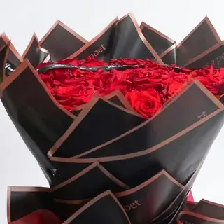 Bouquet de 10 roses rouges