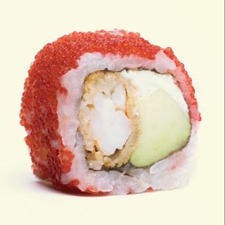 Roll ebi tobiko