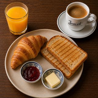 Petit déjeuner continental